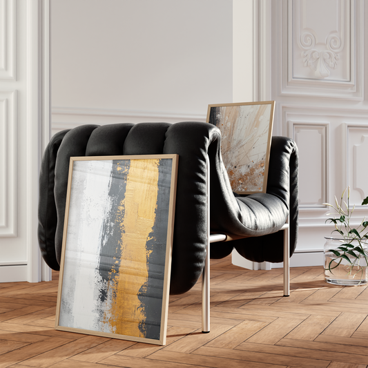Japandi abstract wall art