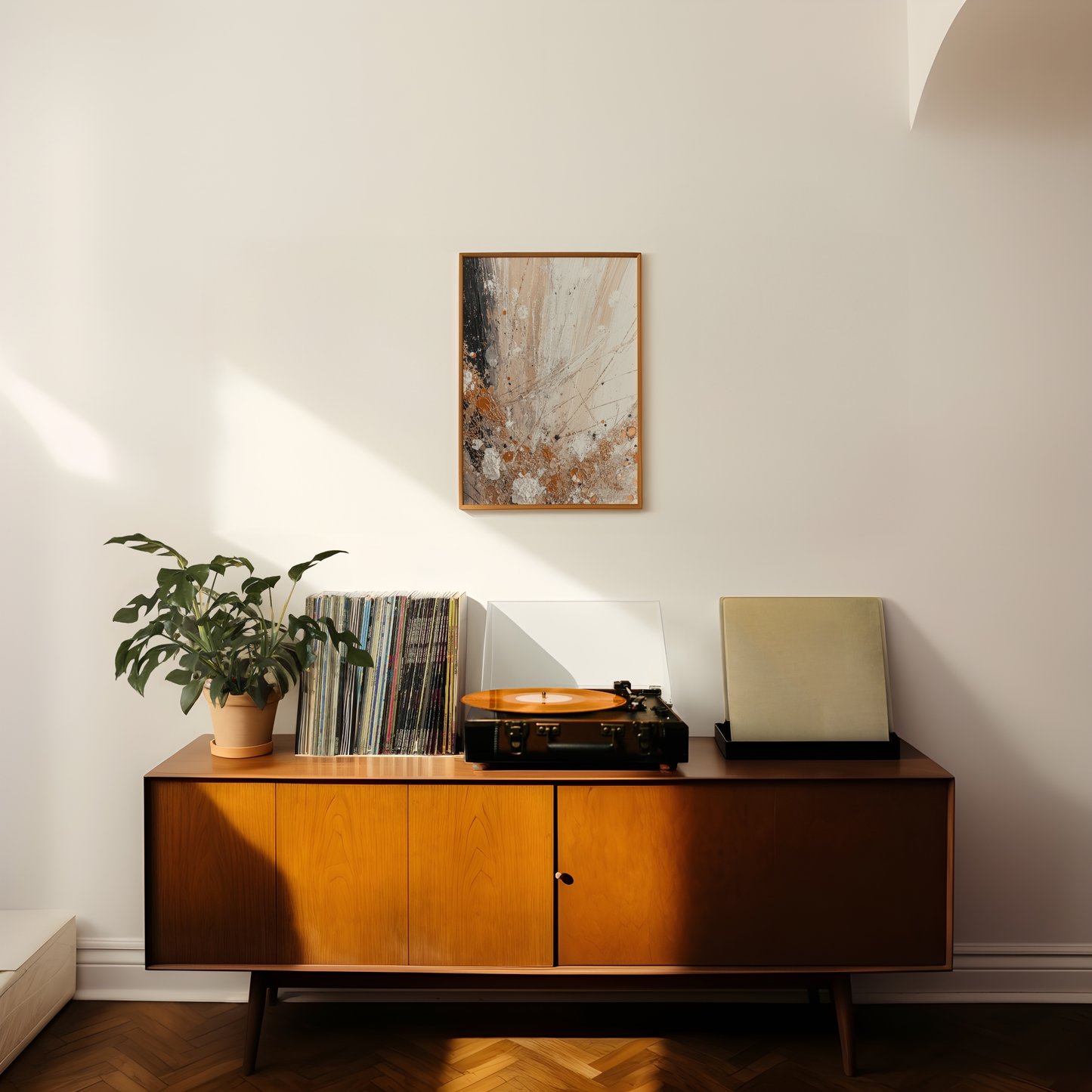 Japandi abstract wall art