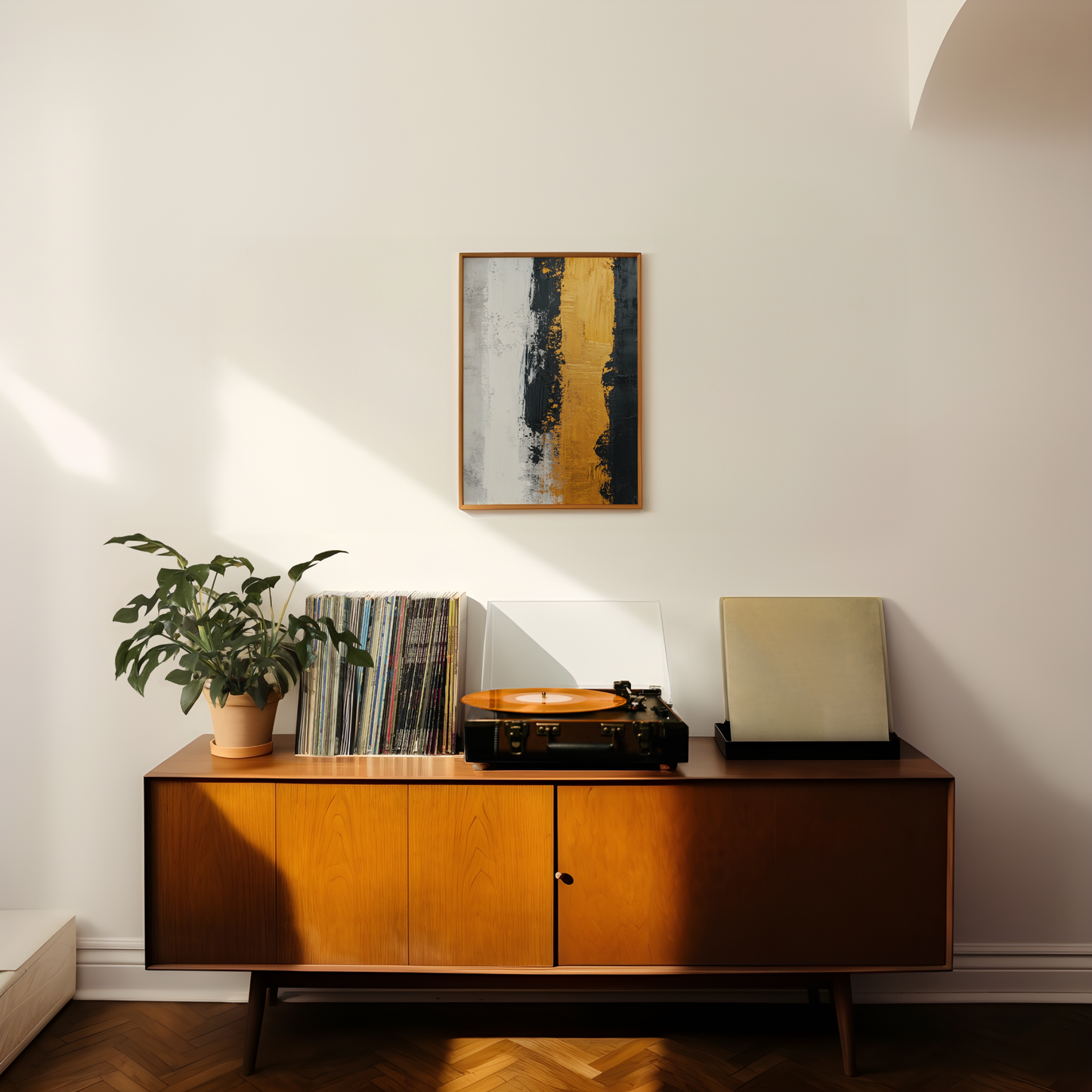 Japandi abstract wall art