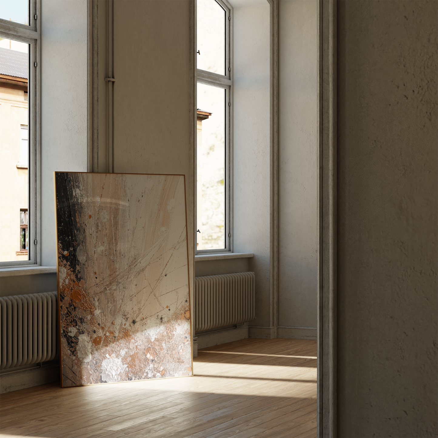 Japandi abstract wall art