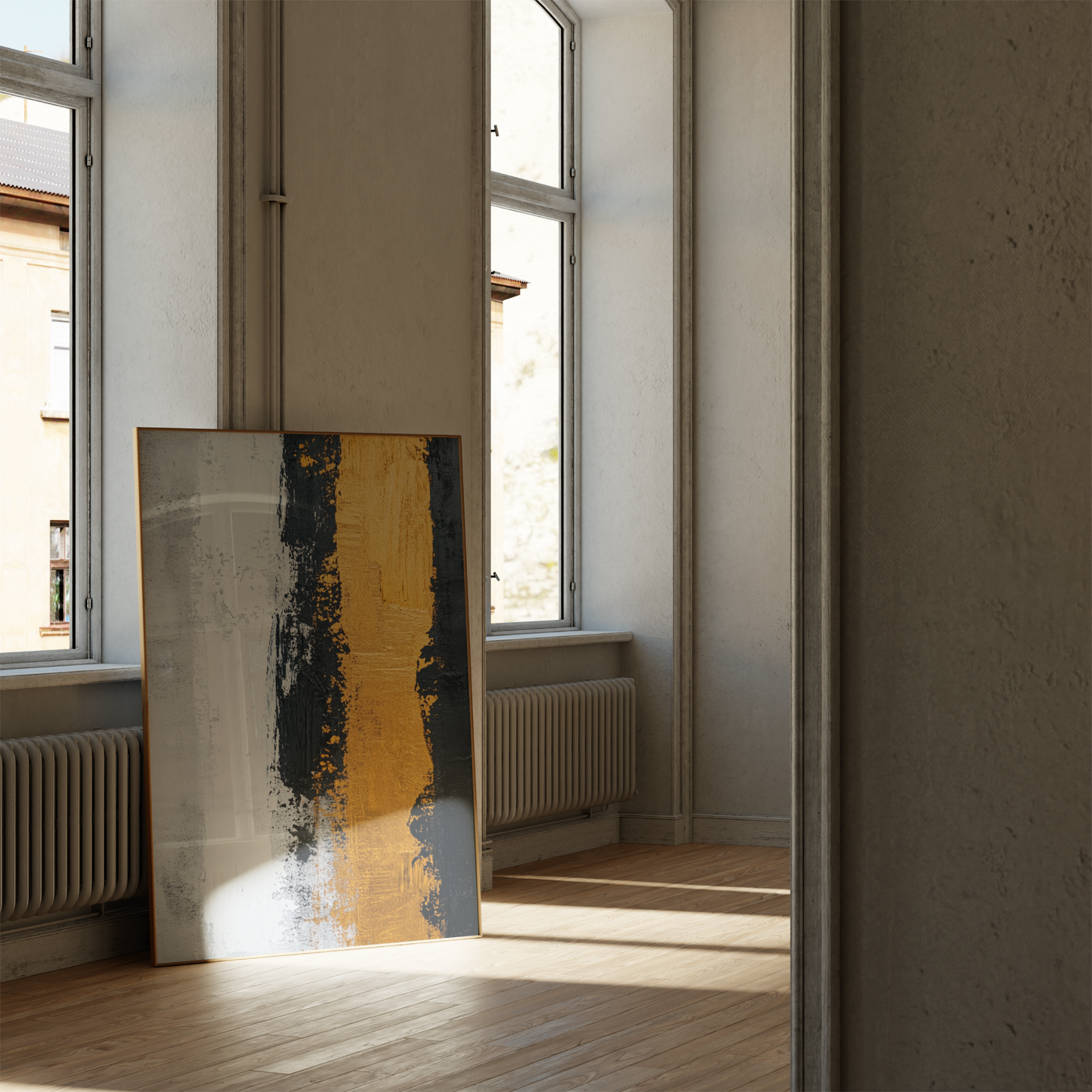 Japandi abstract wall art