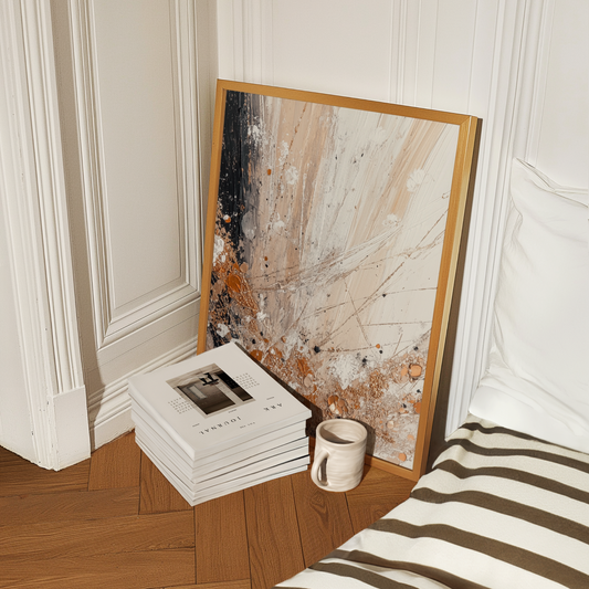 Japandi abstract wall art