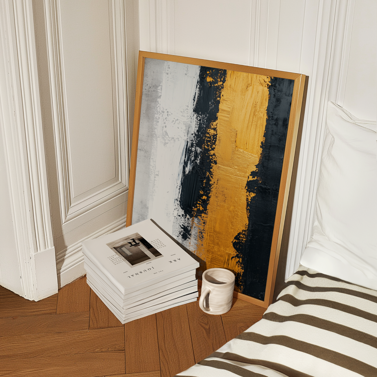 Japandi abstract wall art