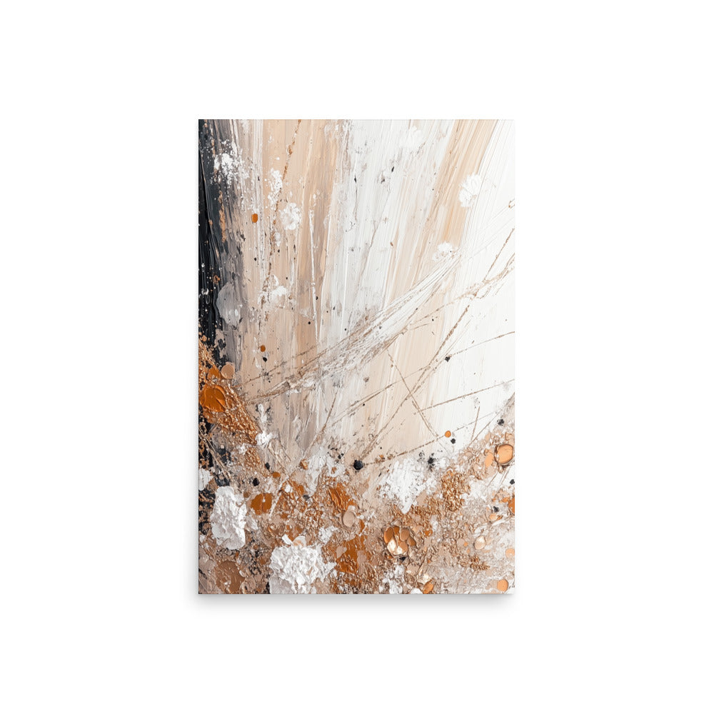 Japandi abstract wall art